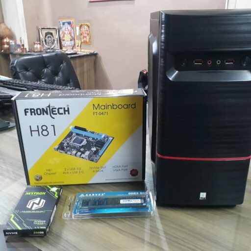 NEW ASSEMBLED i5 4th WITH 256GB NEW NVME , 2GB DDR5 GRAPHIC