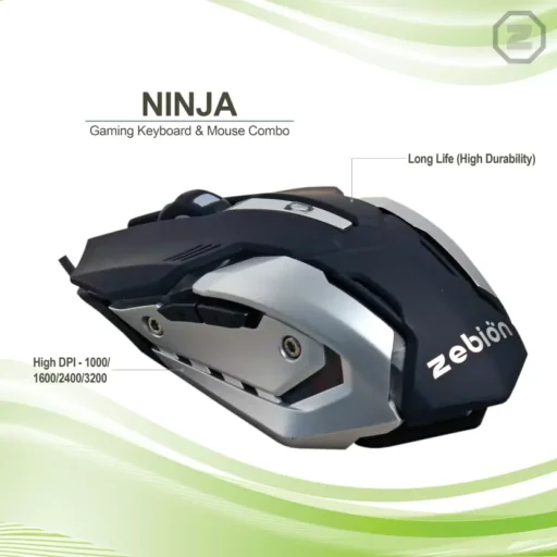 NINJA BLACK NINJA PREMIUM GAMING COMBO SET - Image 4