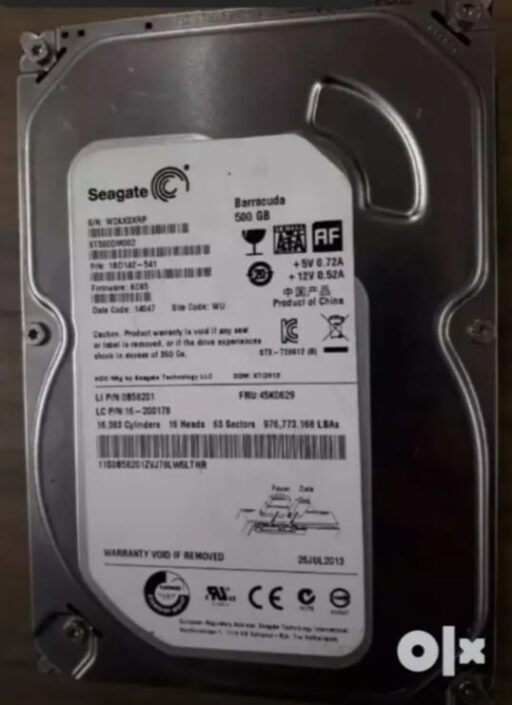 3 MONTH WARRANTY SEAGATE/WD/TOSHIBA 500GB HDD - Image 2