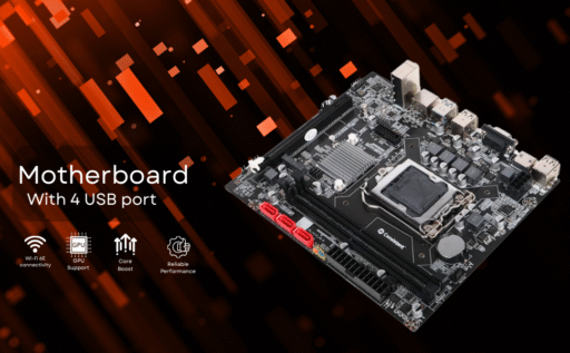 Consistent H-110 Motherboard 6th,7th Gen i3, i5, i7, DDR4 Slots for RAM, Motherboard with SATA II&III, 3Year Warranty - Image 4
