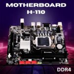 Consistent H-110 Motherboard 6th,7th Gen i3, i5, i7, DDR4 Slots for RAM, Motherboard with SATA II&III, 3Year Warranty - Image 5