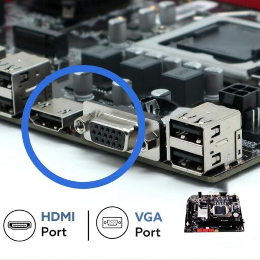 Consistent H-110 Motherboard 6th,7th Gen i3, i5, i7, DDR4 Slots for RAM, Motherboard with SATA II&III, 3Year Warranty - Image 7