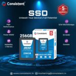 Consistent SSD 256GB 2.5 Inch SATA Internal SSD - Read: 550MB/s & Write: 500MB/s - Solid-State Drive 5 Year Warranty (256, GB) - Image 2