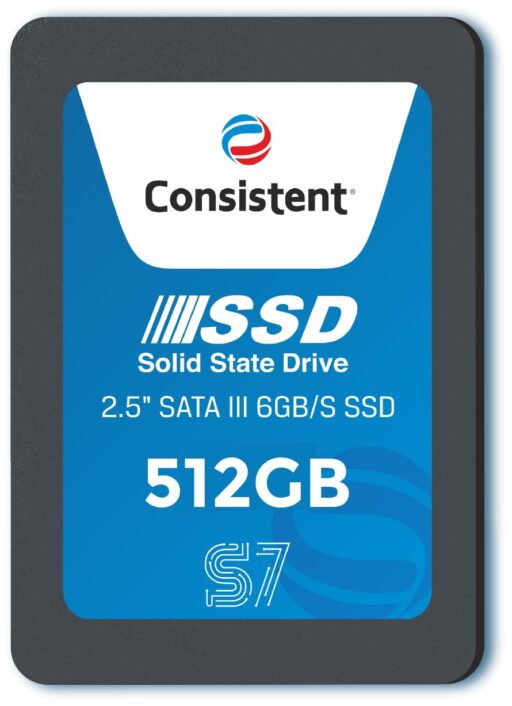 Consistent SSD 512GB 2.5 Inch SATA Internal SSD - Read: 550MB/s & Write: 500MB/s - Solid-State Drive 5 Year Warranty (512, GB) - Image 2