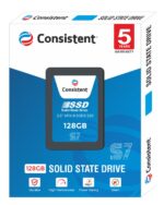 Consistent SSD 128GB 2.5 Inch SATA Internal SSD - Read: 550MB/s & Write: 500MB/s - Solid-State Drive 5 Year Warranty (128, GB)