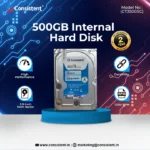 Consistent 500 GB SATA Internal Hard Drive, 3.5 Inch, High Performance Desktop HDD with 2 Years Warranty
