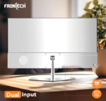 FRONTECH 24 Inch (60.45 Cm) LED Monitor, IPS Panel, 250 Nits, 100Hz, FHD 1920x1080, HDMI, VGA, Slim Bezel Design & Wall Mountable, (MON-0072,White) - Image 5