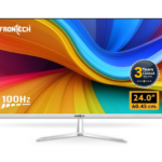 FRONTECH LED Monitor 24 inch (60.4 cm), 250 nits, 100Hz, Full HD 1920x1080, IPS Panel, HDMI, VGA, Built-in Speakers, Ultra Slim Bezel, 3 Years Warranty (MON-0089)