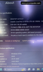 Lenovo ThinkPad E14 Intel Core i3 1011u 10th Gen 14 Inch Full HD Thin and Light Laptop (8GB RAM DDR4/256GB SSD/Windows 11 Pro With Adapter (PREOWNED) - Image 3