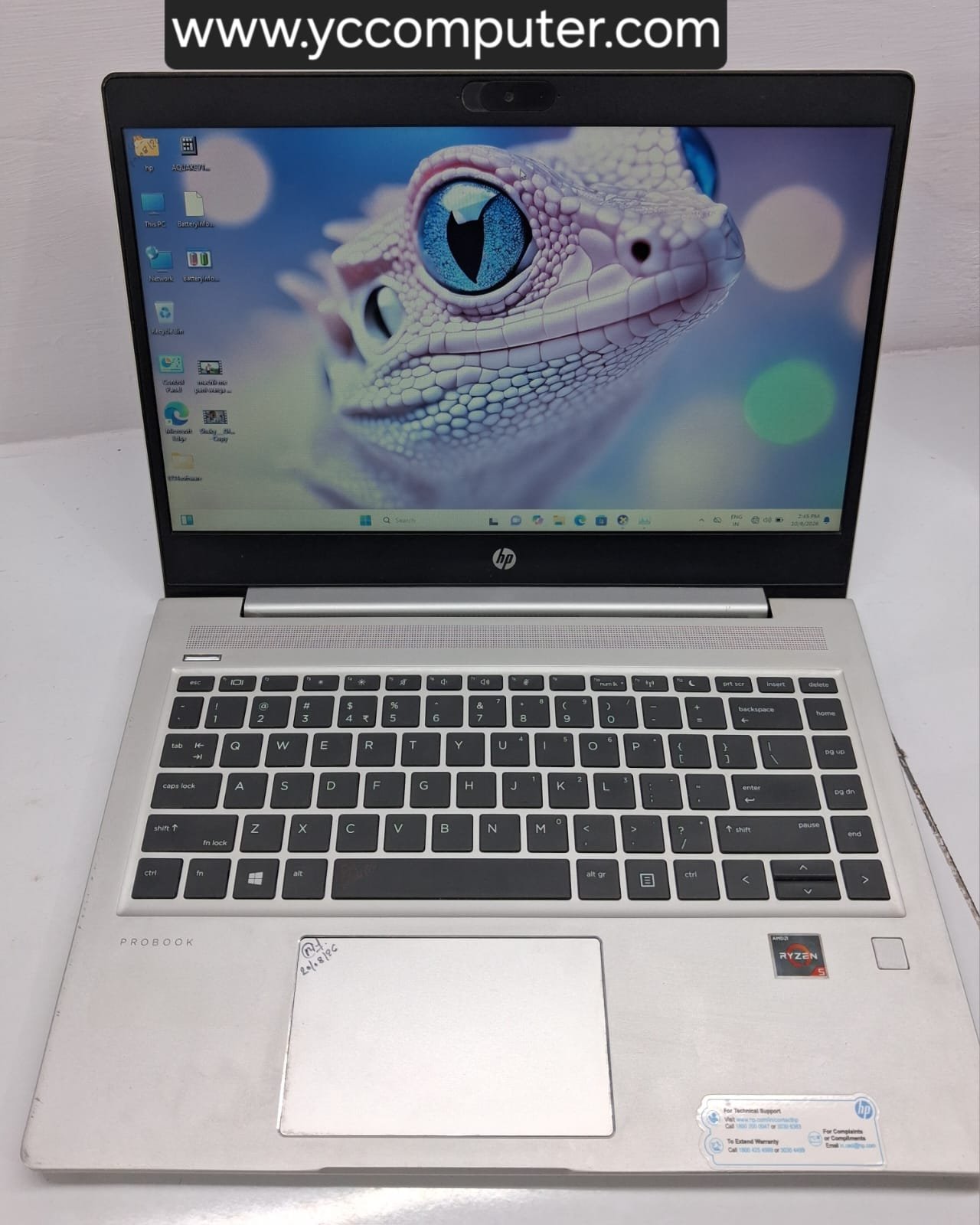 WhatsApp Image 2026-10-08 at 2.59.40 PM (1) (PRE-OWNED/REFURBISHED) HP ProBook 445 G7 14inch Notebook - Ryzen 5 4500U - 8 GB RAM - 256 GB SSD - AMD Radeon Graphics With New Adapter And 1 Year Warranty - Image 1